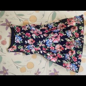 Blue floral Vince Camino dress size 6